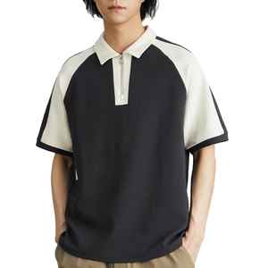 Urban Men's Summer Half-Zip para Polo Casual Camiseta de solapa de manga corta de alta calidad 100% algodón Business Sports-Perfect - Product Image 3