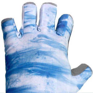 Gants de pêche personnalisés pour hommes, logo personnalisé, demi-doigts, sublimés, pour hommes - Product Image 3