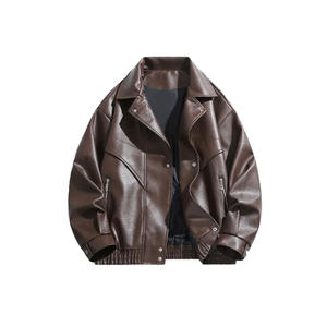 Veste en cuir véritable pour homme, sur mesure, style décontracté, courte, simple, en cuir véritable, veste en cuir pour homme, design personnalisé - Product Image 3