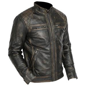 Chaqueta de Cuero para Motociclista, Resistente al Viento, Protectora, Personalizable, OEM Disponible, Colores y Logotipos Personalizados 2025, para Todas las Temporadas - Product Image 4
