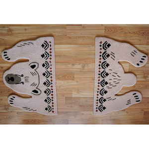 Tapis moderne en laine touffeté Tapis antidérapant imprimé animal Cuisine Salon Salle de bain Hôtel Prix réduit pour adolescents Vente en gros Coton - Product Image 4