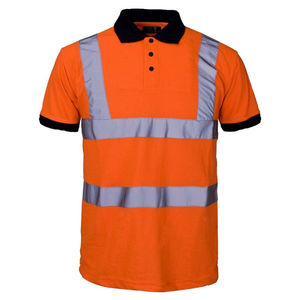 Reflective <b>Shirts</b> Men Polo Custom Logo Hi <b>Vis</b> Work Wear Short Sleeve Work Polo <b>Shirts</b> Reflective Safety Polo <b>T</b>-<b>Shirts</b> - Product Image 5