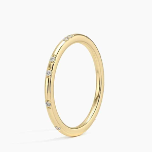 Anillo de Compromiso Apilable para Mujer, Chapado en Oro Rosa de 14k, con Diamante Cultivado en Laboratorio, Certificado IGI, Personalizable para Aniversario - Product Image 1