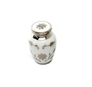 Urne souvenir de crémation en laiton nacre taille personnalisée excellente qualité urne souvenir de crémation pour cendres adultes - Product Image 5