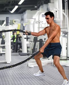 Short 2 en 1 pour hommes à la mode Streetwear Gym Workout Running Fitness Shorts avec doublure de couche intérieure et tissu respirant - Product Image 4