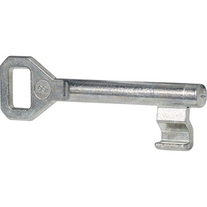 SSF Metal Key Chains-Warded Key with <b>Lock</b> <b>Number</b> 8 - Product Image 1