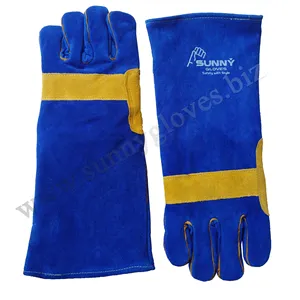 Best Quality Cowhide Split Leather Work Gloves Leather Welding Gloves Welding Safety Gloves