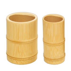 Porte-baguettes en bambou de luxe personnalisable Style mignon Texture naturelle pour la vaisselle à la maison ou le stockage de bureau OEM ODM - Product Image 3