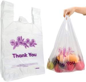 Sac à provisions Carry Logo personnalisé Gravure Impression Recyclable 100% LDPE Marque industrielle pour la promotion Made Vietnam OEM ODM - Product Image 2