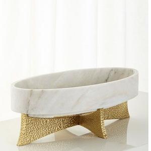 Bol décoratif en laiton et aluminium fait main et personnalisé, finition premium, bols de service pour hôtel, décoration de la maison et de la table - Product Image 3