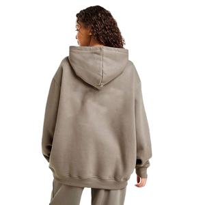 2025 Best Quality Women's Oversized Hoodie Tracksuit <b>Set</b> Casual <b>Two</b> <b>Piece</b> Sweat Outfit for Streetwear & <b>Lounge</b> - Product Image 5