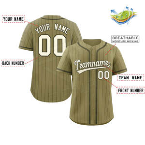 Impression personnalisée pour hommes Maillot de baseball à manches courtes boutonné à bas prix par sublimation pour hommes - Product Image 2