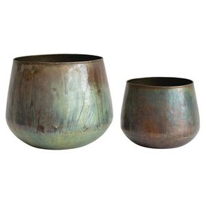 Modern Luxury Decorative <b>Vase</b> <b>Gold</b> Leaf Textured Metal Flower Pot for Home Living Room Hotel Tabletop Ornament Wholesale Supply - Product Image 3