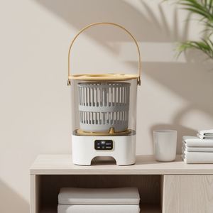 Mini Lavadora Portátil de Ropa Interior, Totalmente Automática, de Carga Superior, Capacidad de 2.1-4.5 kg, Sin Instalación, Carga USB, con Batería de Litio - Product Image 1
