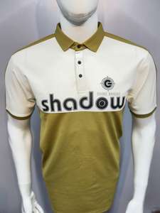 เสื้อยืดคอปกแขนสั้นผู้ชายแบบพอดีตัวเสื้อยืดทันสมัยพิมพ์เงาตัดกัน100% ผ้าฝ้าย dobby ระบายอากาศ getzo - Product Image 2