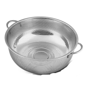 Passoire multi-usage en acier inoxydable avec poignée pour le riz, les fruits et légumes pour la cuisine et l'égouttage. - Product Image 3