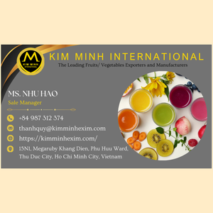 Kim Minh น้ำซุปข้นมะละกอผลไม้และผักธรรมชาติปราศจากน้ำตาล100% จากประเทศเวียดนาม - Product Image 5