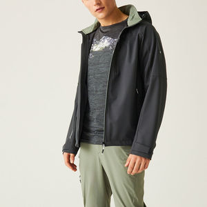 Chaqueta Cortavientos de Mezclilla con Camuflaje Invernal, Capucha Desmontable, Diseño Ajustable, Protección Impermeable para Deportes al Aire Libre - Product Image 5