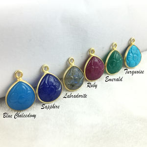 Rainbow Moonstone Natural Heart Shape 12mm Gemstone Pendant 925 Sterling Silver Bezel Charm -Jewelry & Necklace Making Charm - Product Image 2