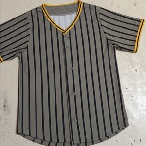 Maillots de baseball pour équipes, design personnalisé, tissu respirant, boutons sur le devant, maillot de sport - Product Image 5