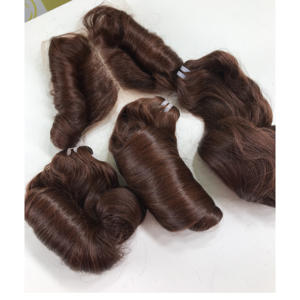 Bouncy Curl fermeture de dentelle 8-40 ''Extensions de cheveux Remy humains crus haute qualité cuticule alignée vietnamien grand Stock - Product Image 6