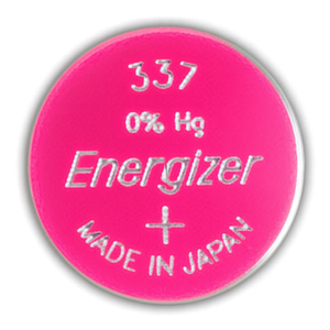 Energizer 337 Silver Oxide <b>Battery</b> 1.55 Volts Made In Japan - Product Image 1