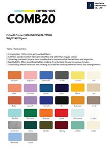 เสื้อยืดแขนสั้นผู้ชายแบบคอมโบ100% ผ้าคอตตอนแขนสั้นทรงหลวมโอเวอร์ไซส์ราคาถูกมากผลิตในประเทศไทย - Product Image 6