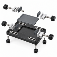 Support de réparation de carte mère réglable en aluminium anodisé CNC personnalisé pour la soudure de cartes logiques de téléphones mobiles OEM