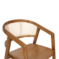 Chaises en bois décoratives d'usine de confiance pour diner la chaise en bois de teck du Vietnam