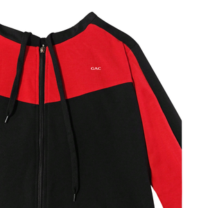 Conjunto Deportivo de Dos Piezas para Mujer, Invierno, Bloques de Color, Forro Polar, Sudadera con Capucha, Pantalones Jogger con Cierre Frontal, Ropa Deportiva Informal para Fitness y Descanso - Product Image 4
