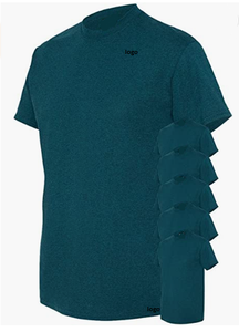 T-Shirt à manches courtes 100% coton pour homme, coupe classique, prix de gros, tendance - Product Image 5
