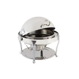 Chauffe-plat de forme ronde pour servir la restauration pour le mariage d'hôtel fait avec le réchauffeur personnalisable d'acier inoxydable - Product Image 1