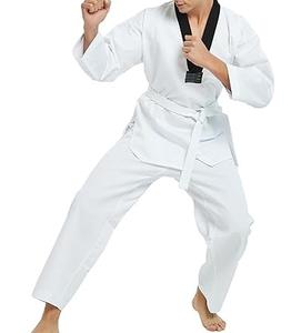 Logotipo personalizado blanco hombre luchador entrenamiento Karate trajes poliéster algodón artes marciales usa algodón liso MMA uniformes transpirable - Product Image 2