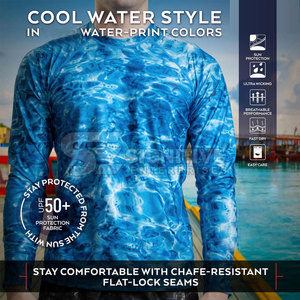 ชุดป้องกันผื่นคันสำหรับผู้ชายพร้อมเทคโนโลยีป้องกันรังสียูวีแห้งเร็ว - Product Image 4