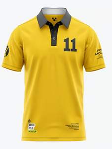 Camiseta Polo Personalizada de Color Sólido para Hombre, Cómoda y Suave, de Jersey de Algodón Transpirable, Ropa Casual de Verano, Camisetas Polo para Hombre - Product Image 6