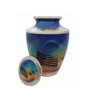 Ataúd de aluminio coleccionable para entierro de adultos, urna de cremación americana supervendida, suministro funerario, accesorio decorativo, urnas de mesa - Product Image 3