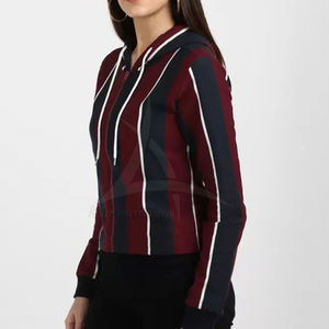 Sudadera con Capucha Casual de Invierno para Mujer, con Cierre y Logotipo Frontal, Colores Personalizados Disponibles, Tejido Transpirable Ecológico, Servicio OEM - Product Image 2