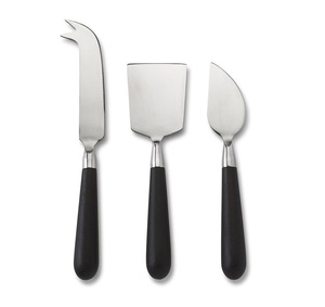 Cute <b>Cheese</b> Slicer <b>Set</b> Stainless Steel <b>Cheese</b> Slicer Black Resin Handle <b>Cheese</b> Slicer <b>Set</b> With Spiral Handle - Product Image 1
