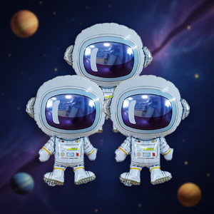 Ballons en aluminium Astronaute 33x41cm Décorations de fête Thème spatial - Product Image 3