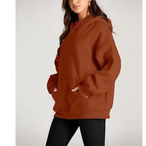 Sudaderas con capucha de mujer de alta calidad, ropa de calle de invierno, sudaderas con capucha, logotipo bordado en blanco, 100% algodón de BD - Product Image 6