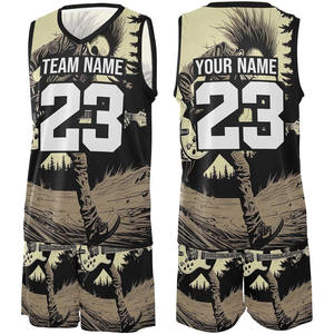 Venta caliente de calidad superior transpirable baloncesto uniforme conjunto estilo logotipo personalizado diseñado en precio al por mayor - Product Image 1