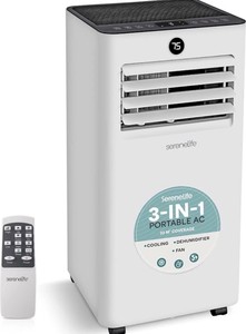 SereneLife 11,900-20,999 BTU Portable Split Wall Mounted <b>Air</b> <b>Conditioner</b> Cooling Dehumidifier Fan Electrical App-Controlled - Product Image 4