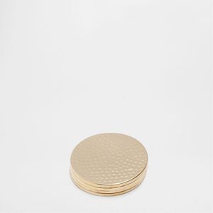 Sous-verres en cuivre de qualité supérieure, sous-verres en métal pour tables basses, design unique, sous-verres à café en cuivre personnalisés - Product Image 1