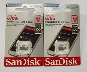 100% Original Sanisk 64GB R100 Clase 10 Micro Tarjeta de memoria digital segura Plástico Compatible con DVR y Tablet PC - Product Image 3