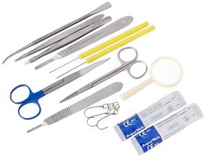 Kit de dissection pour étudiants 14 pièces d'outils en acier inoxydable de haute qualité pour la biologie médicale à usage vétérinaire certifié CE OEM - Product Image 2