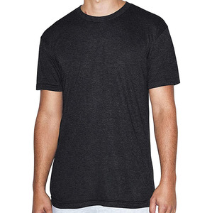 Vêtements en tissu populaire américain personnalisé T-shirt imprimé à trois mélanges pour le fitness et le sport, la musculation et l'entraînement T-shirt unisexe pour hommes - Product Image 3