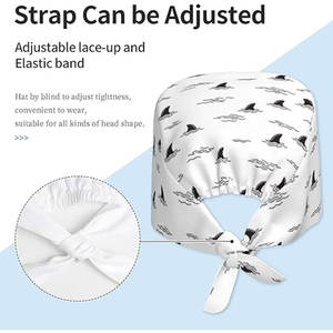 หมวกพยาบาลสไตล์ใหม่หมวกสำหรับแพทย์ใช้ได้ทั้งชายและหญิงหมวกสครับ - Product Image 4