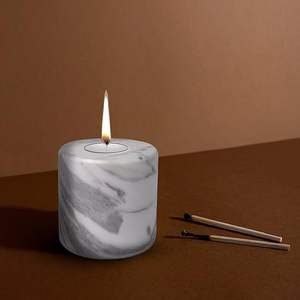 Support de bougie en marbre naturel véritable fait main Target World pour Noël, anniversaire, fête, porte-bougies de qualité supérieure, modèle TW-2513 - Product Image 4