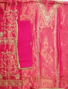 Trajes Premium bordados a mano elegantes sin costuras de diseñador moderno para mujer moda india-estilo tradicional avanzado para fiestas - Product Image 3