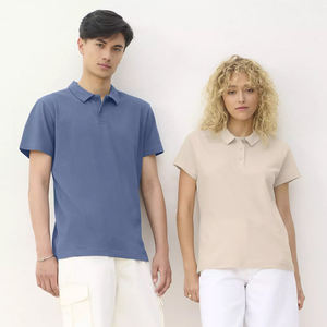 Bangladesh proveedor de camisas ajuste Unisex de punto de algodón sólido 230 GSM a granel OEM ODM servicio de impresión ropa de trabajo uniforme Polos - Product Image 3